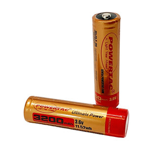 Baterie Powertac® 18650 dobíjecí (3200 mAh)