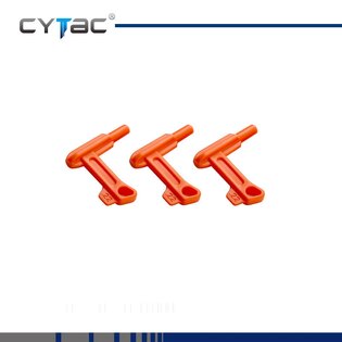Bezpečnostní vložka do nábojové komory pistole Cytac® .22 Cal. / .22 LR / 5.56 mm, 10 kusů - oranžová