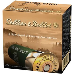 Brokové náboje Buck Shot Sellier & Bellot® / 12/70 / 36 g / 5,1 mm / 25 ks