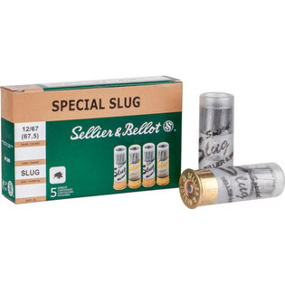Brokové náboje Speciál Slug Sellier & Bellot® / 12/65 / 32 g / 5 ks