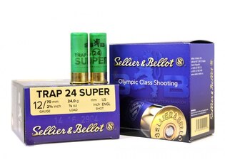 Brokové náboje Trap 24 Super Sellier & Bellot® / 12/70* / 24 g / 25 ks