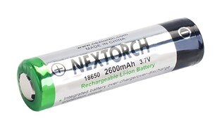 Dobíjecí baterie 18650 (2600 mAh) NexTorch®