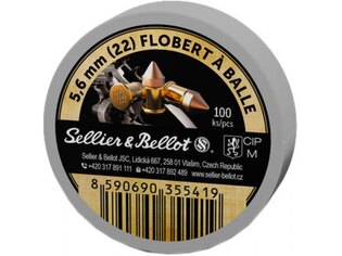 Flobertové náboje Sellier & Bellot® / 5,6 mm (22) Flobert / 1,15 g - 18 grs / 100 ks