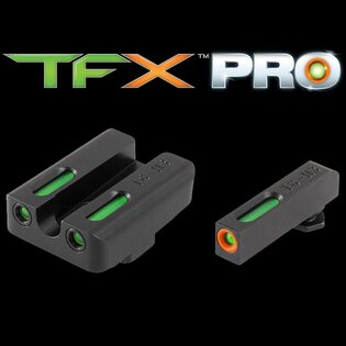 Mířidla TFX Pro Tritium / Fiber-Optic Truglo® - Glock® 42/43 Set PRO ORN