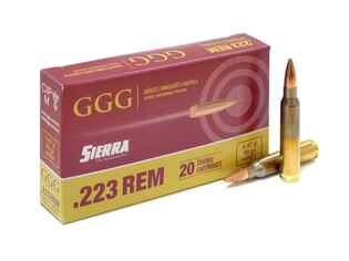 Náboje FMJ GGG® 223 Rem. / HPBT 69 grn Nosler / 20 ks