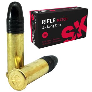 Náboje SK Rifle Match Lapua® / 22 LR / 40 grs / 50 ks