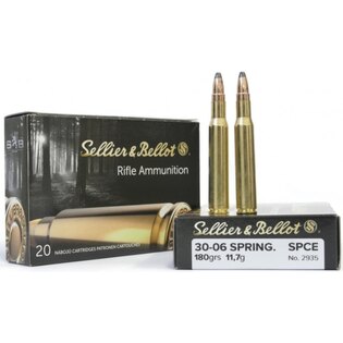 Náboje SPCE Sellier & Bellot® / 30-06 Spring. / 11,7 g - 180 grs / 20 ks