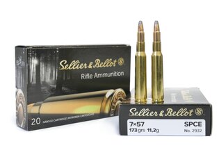 Náboje SPCE Sellier & Bellot® / 7x57 / 11,2 g - 173 grs / 20 ks