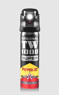 Obranný sprej se světlem Super Pepper - Jet TW1000® / 75 ml