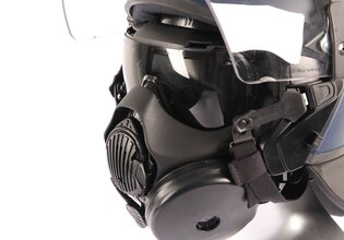 Ochranná plynová maska do protiúderové helmy Schuberth®