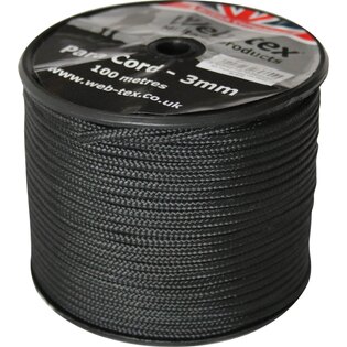 Padáková šňůra - paracord na cívce Web-tex® 3 mm, 100 metrů