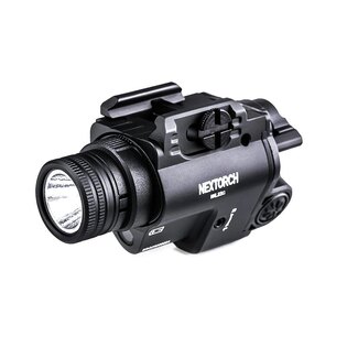 Pistolová LED svítilna WL23G / zelený laser NexTorch®