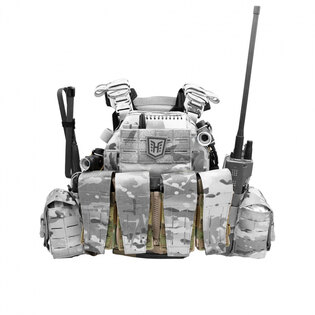 Přední platforma Hybrid Rifle Zipper Chest Rig Husar®